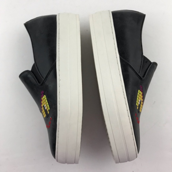 Skechers 6.5 Women Uplift Grimace Black Slip On - Picture 6 of 8